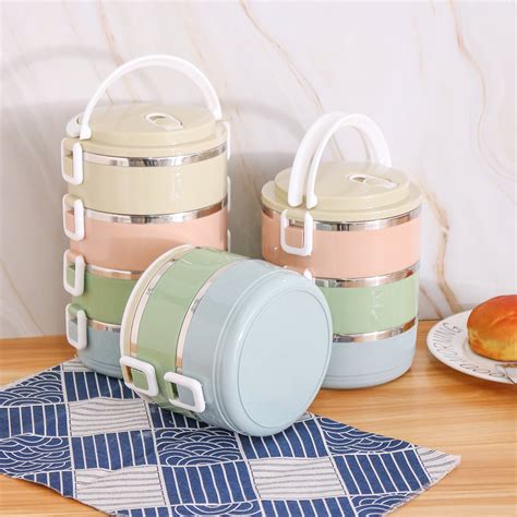 hot thermal insulated stainless steel bento box|stackable lunch box stainless steel.